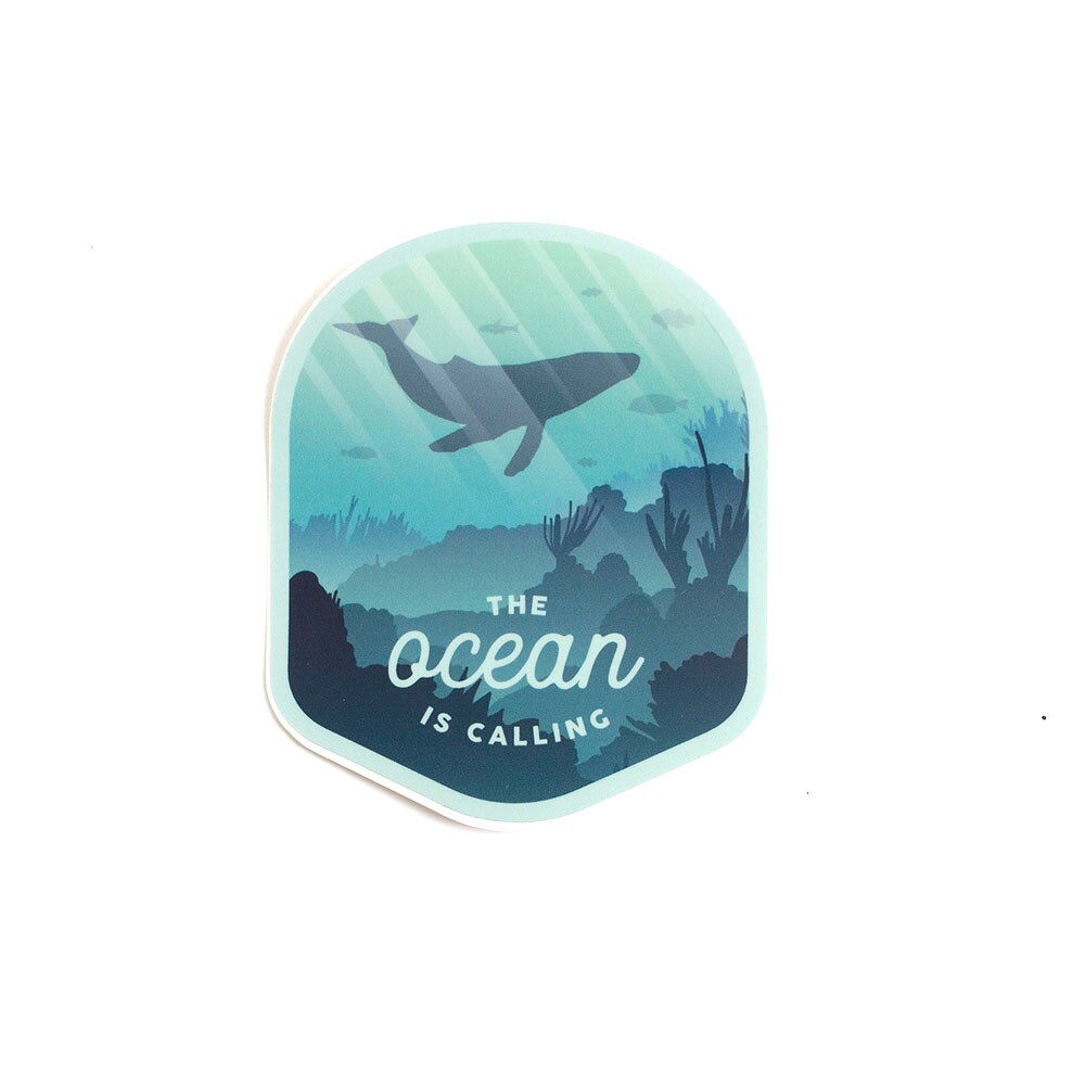 Stickers Northwest, Stickers, Art & School, 3", Ocean is Calling, 521387